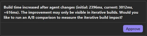 step 1 of iterative build approval
