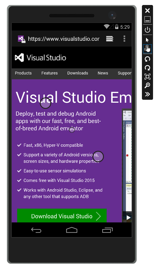 visual studio mac android emulator not responsive