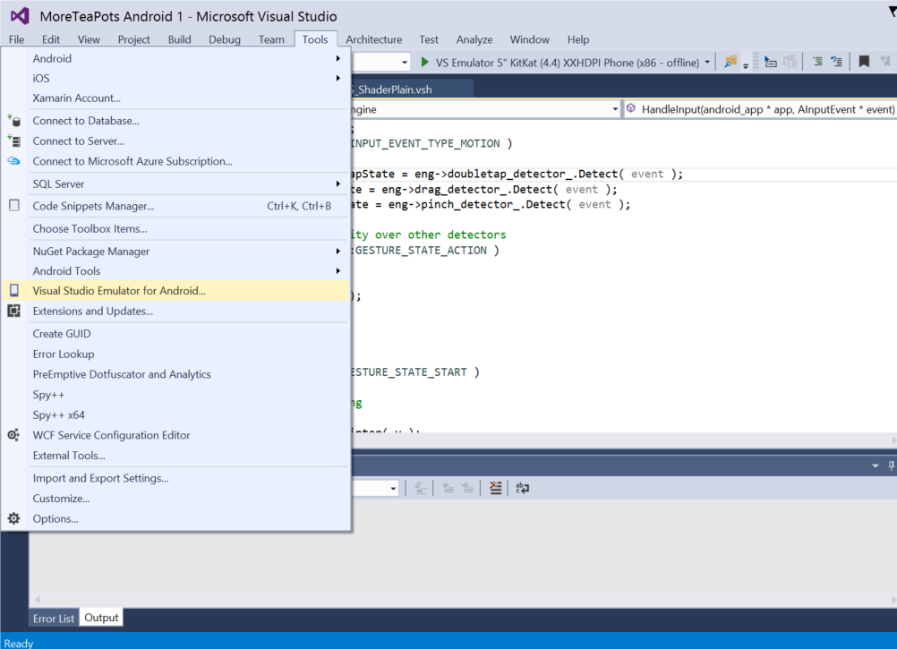 Visual Studio Emulator For Android In Vs15 Rc Azure Devops Blog