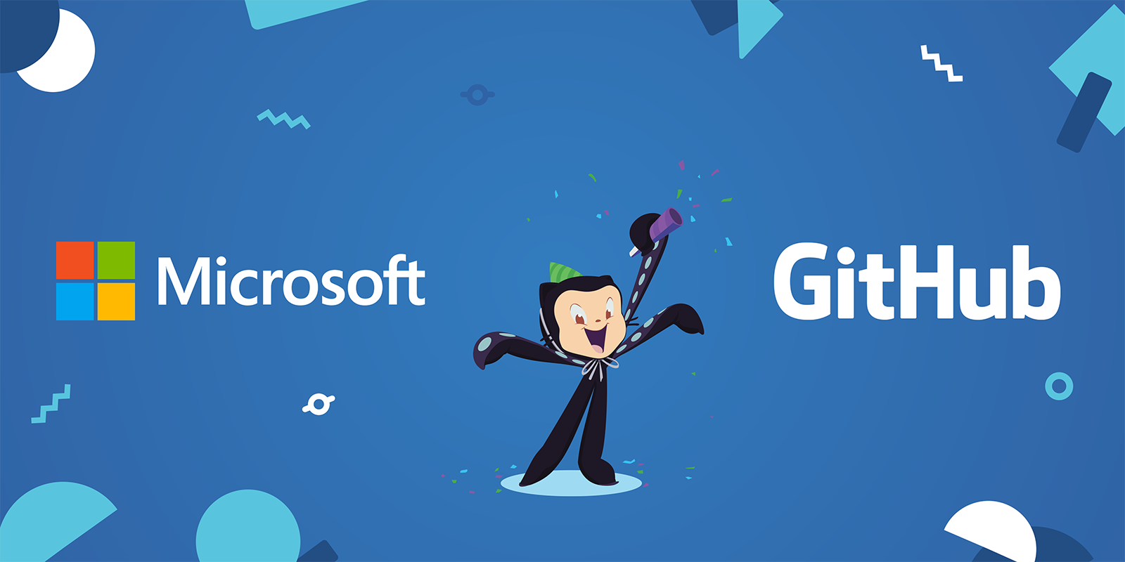 Microsoft celebrates the agreement to acquire GitHub