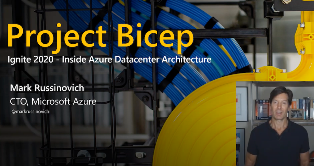 Project Bicep Demo at Ignite 2020 by Mark Russinovich
