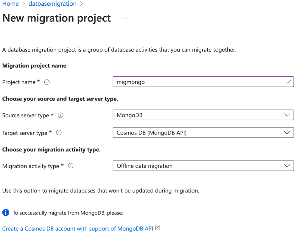 DBMS Migration Project