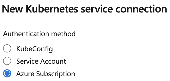Service Connection guidance for AKS customers using Kubernetes tasks