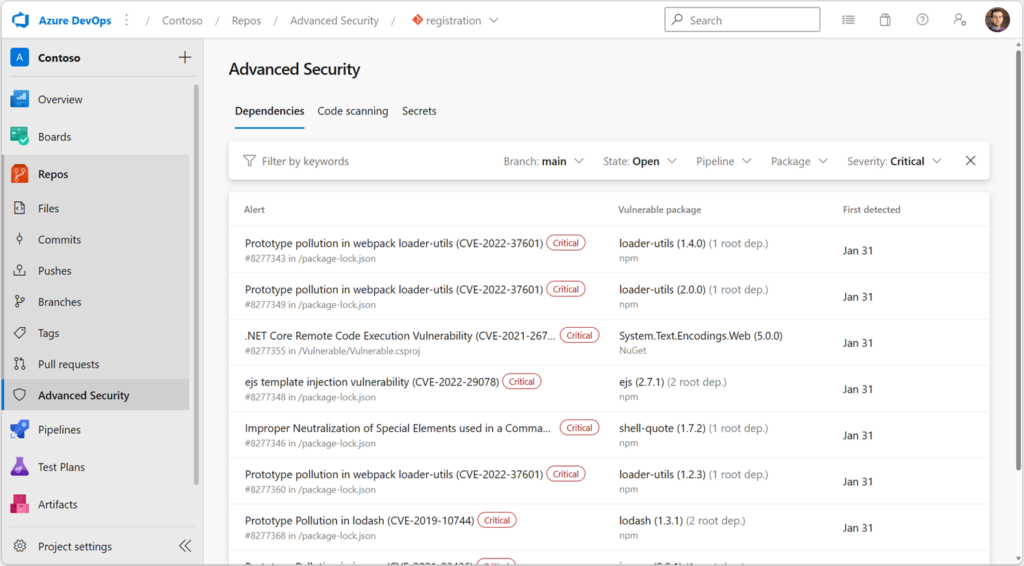 Github Advanced Security For Azure Devops Public Preview Starts Now Azure Devops Blog 7036