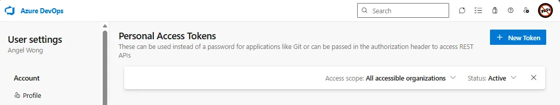 Retirement of Global Personal Access Tokens in Azure DevOps