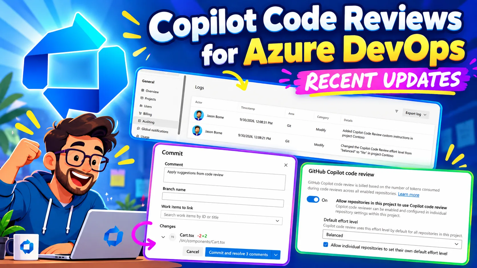Updates to Copilot Code Reviews for Azure Repos