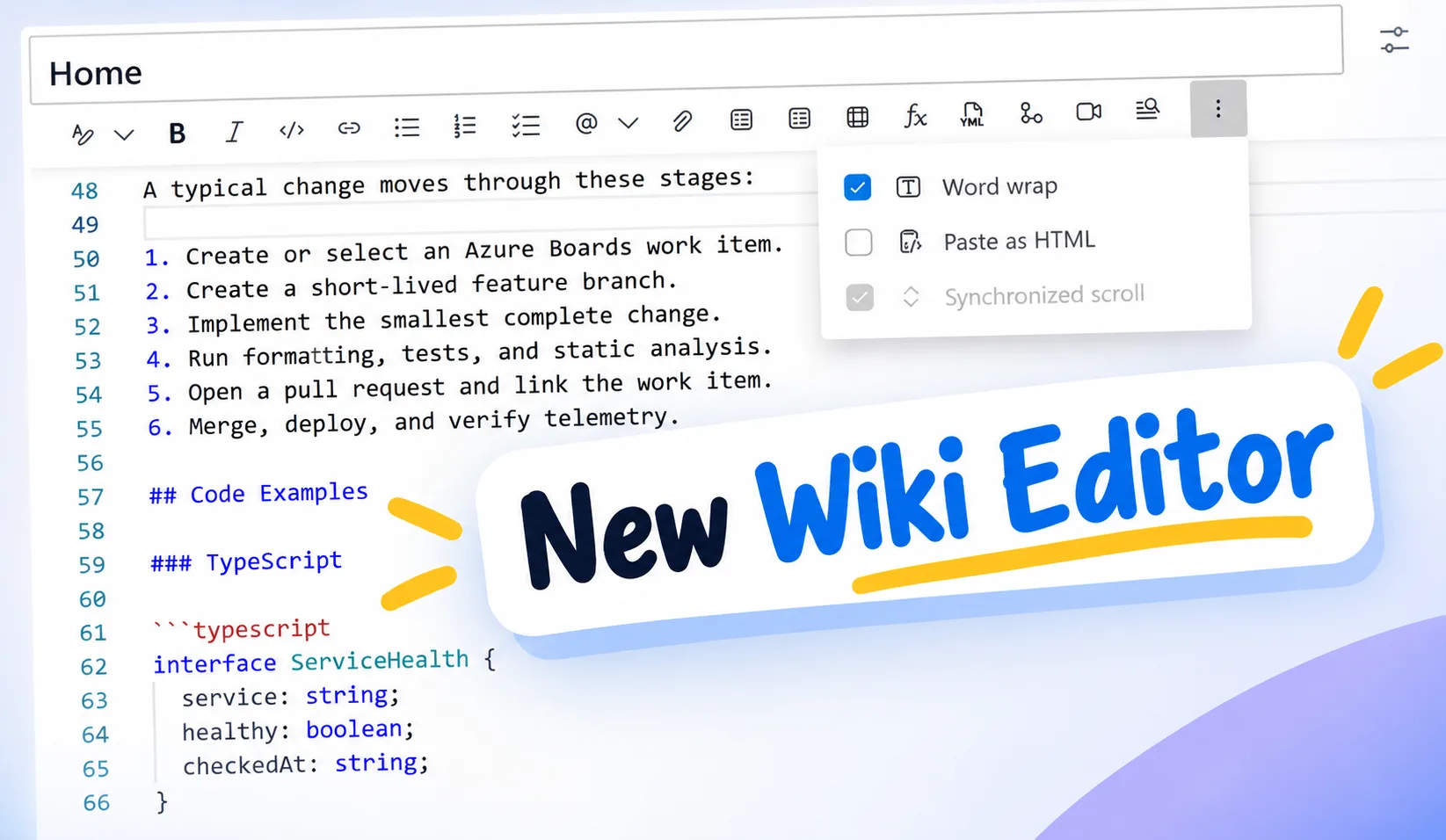 New Wiki Editor Experience