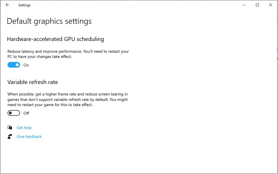 Hardware Accelerated Gpu Scheduling In Windows 10 Version 04 Windows 10 Forums