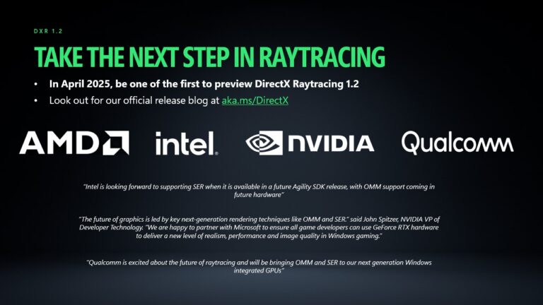 DirectX Raytracing 1.2 - Imagem da Microsoft