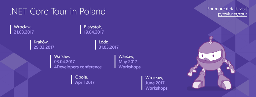 .NET Core tour in Poland