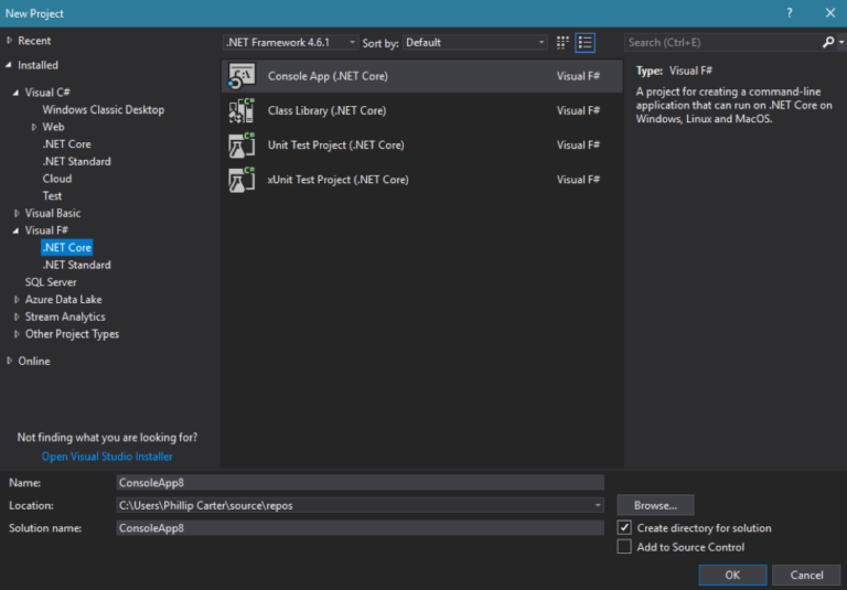 Announcing F# support for .NET Core and .NET Standard projects in ...