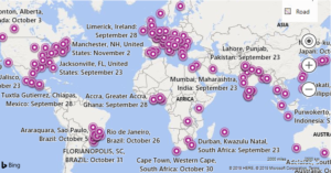 .NET Conf local events map