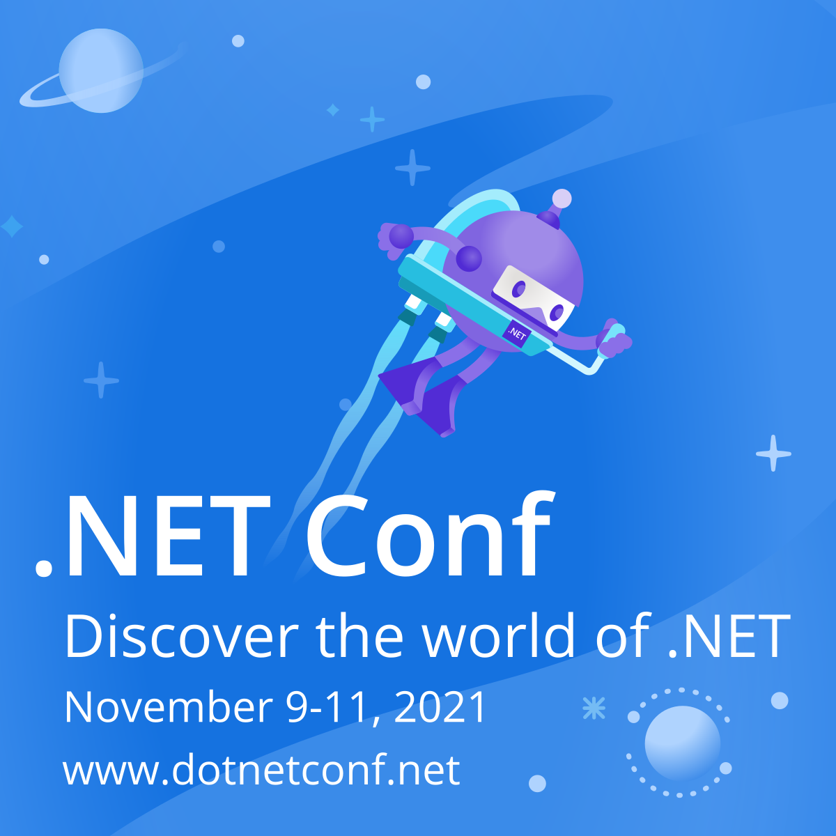 .NET 6 Launches at .NET Conf, November 9-11