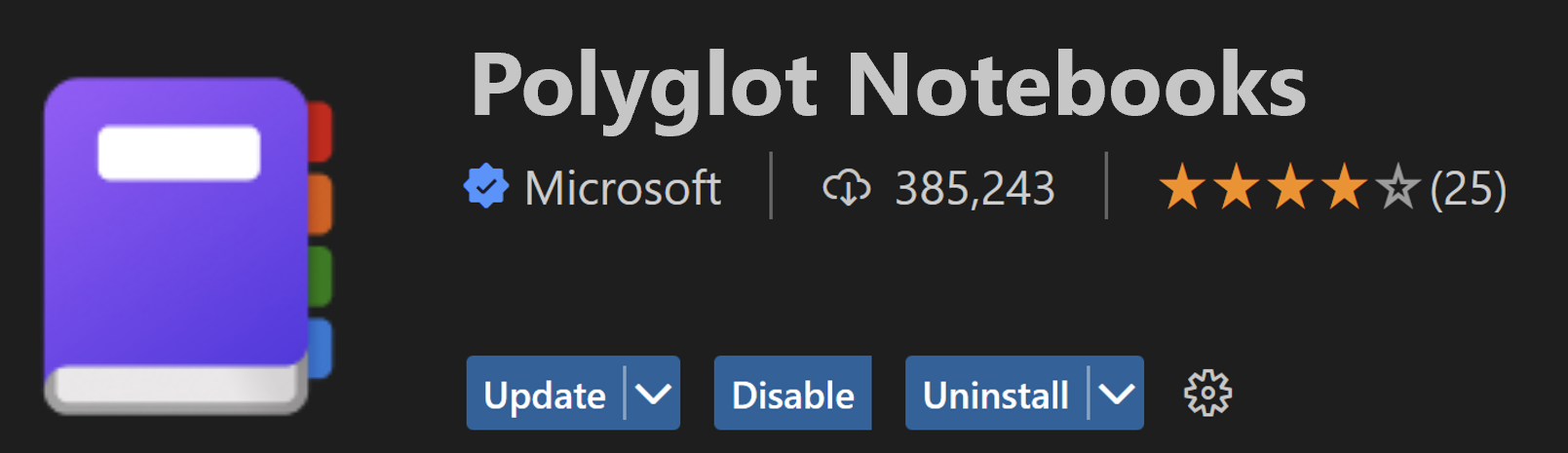 New Polyglot Notebooks extension