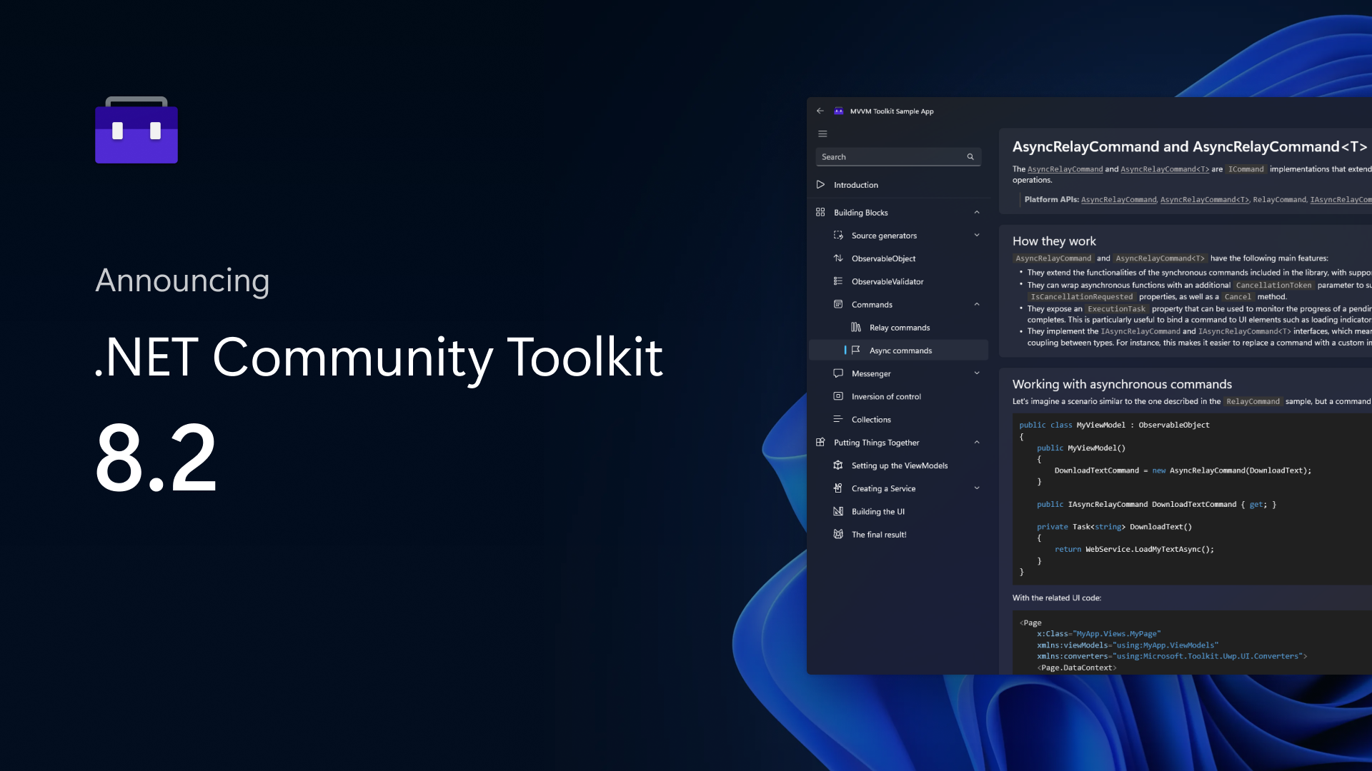 .NET Community Toolkit 8.1.0 Preview 1