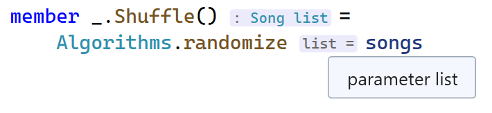 an image showing a tooltip for a parameter name hint