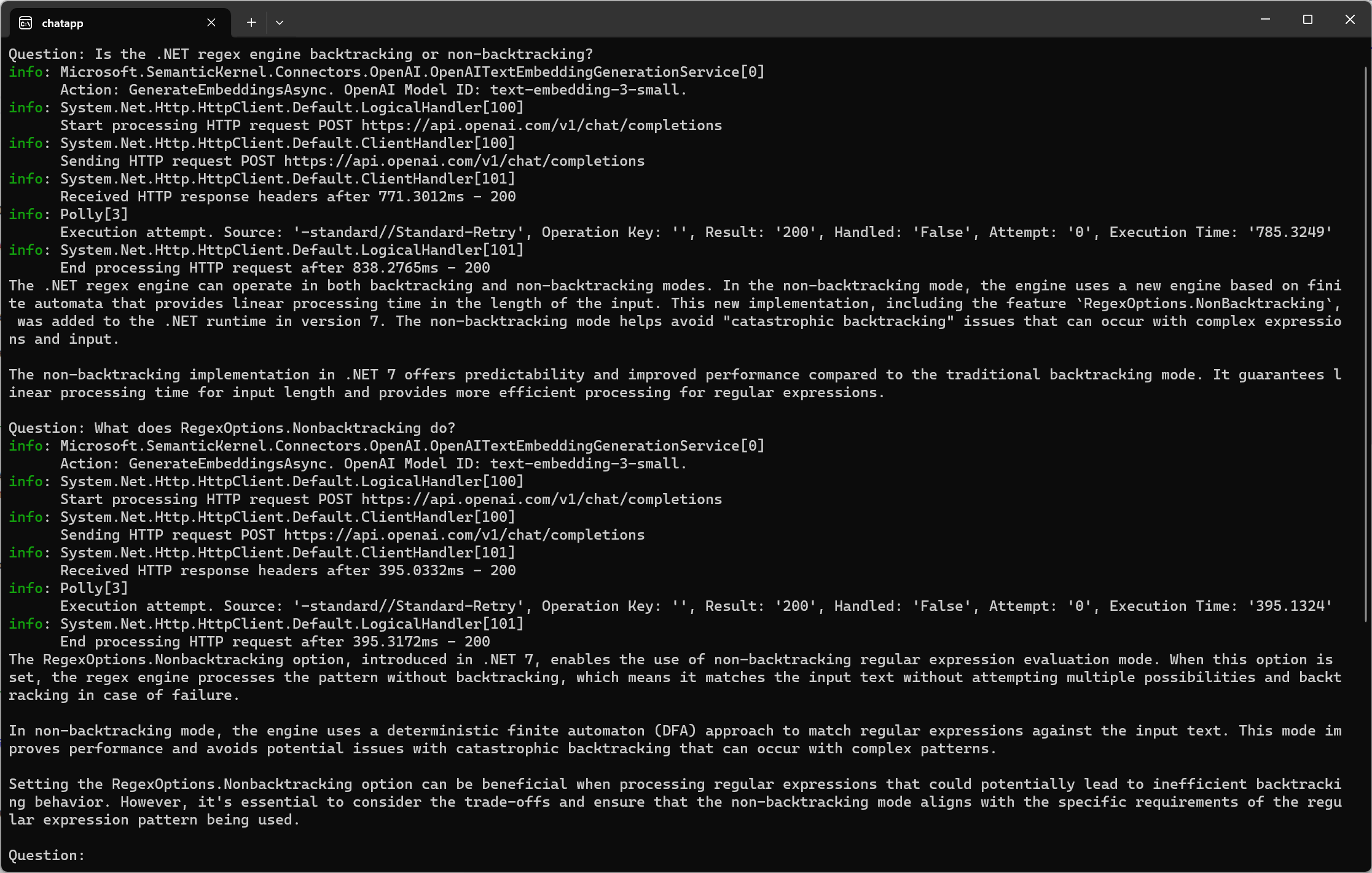 LLM now correctly answers questions about functionality created after the model was trained