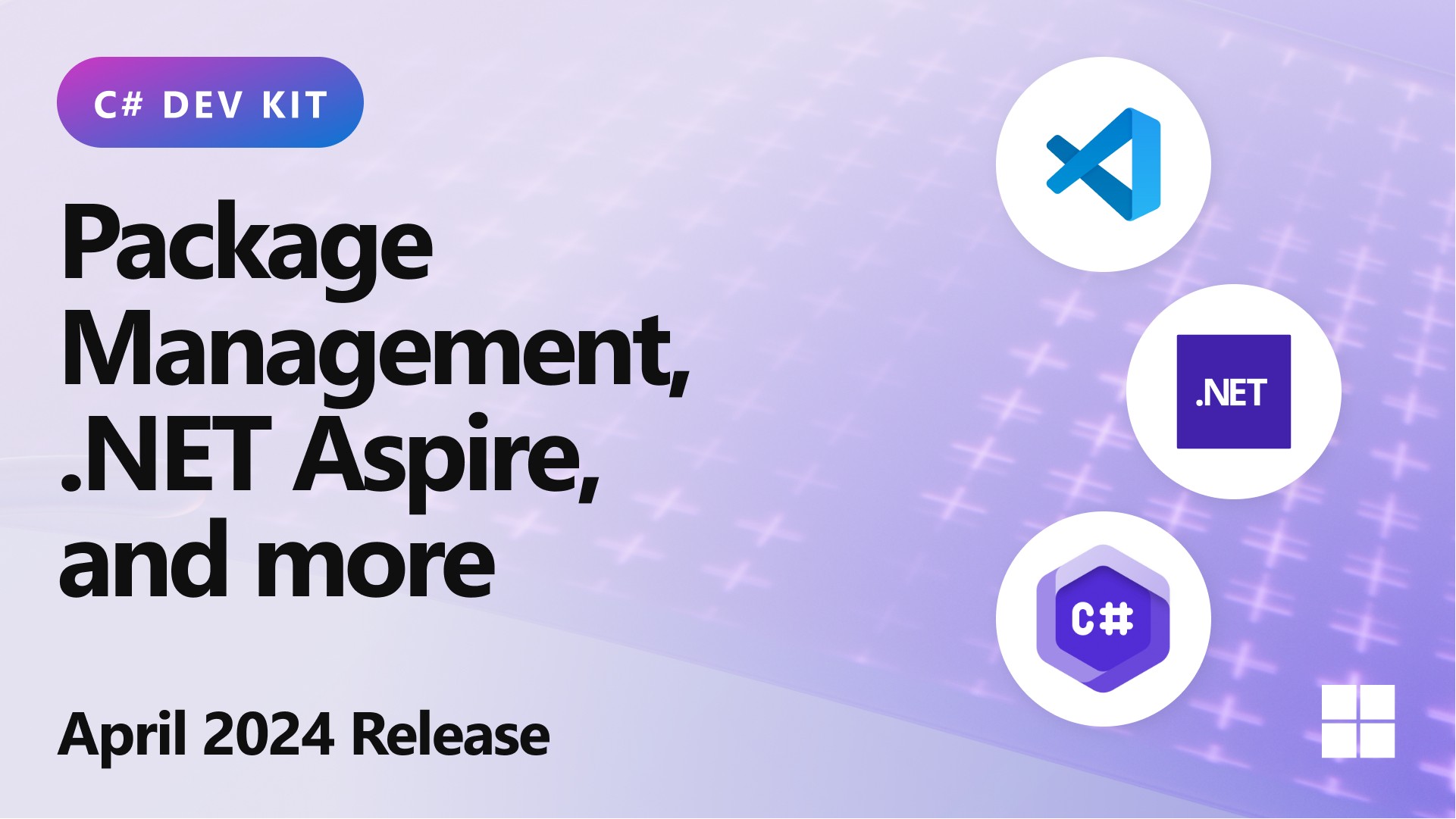 Package Management & improved .NET Aspire support come to C# Dev Kit