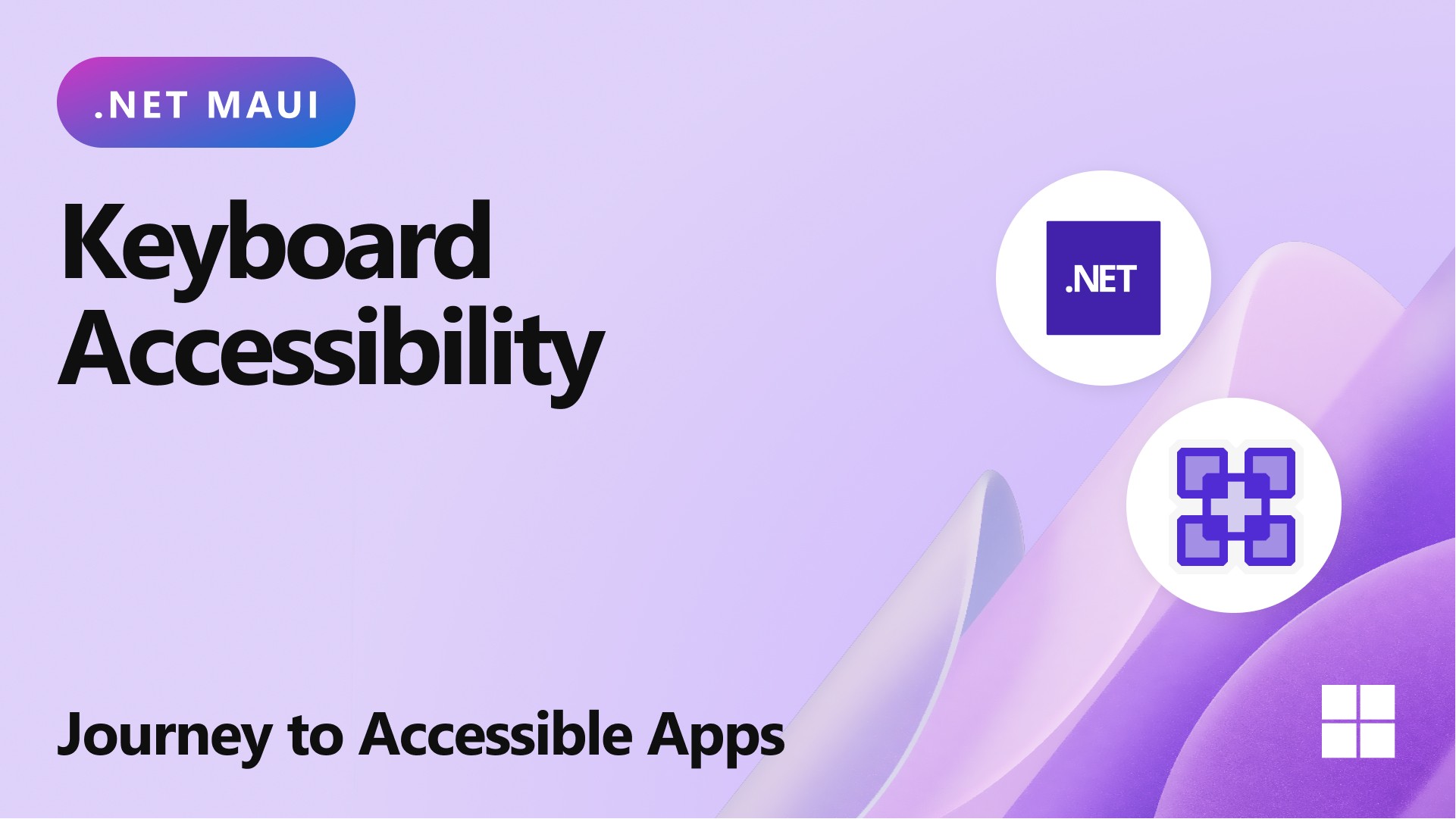 The Journey To Accessible Apps: Keyboard Accessibility And .net Maui 