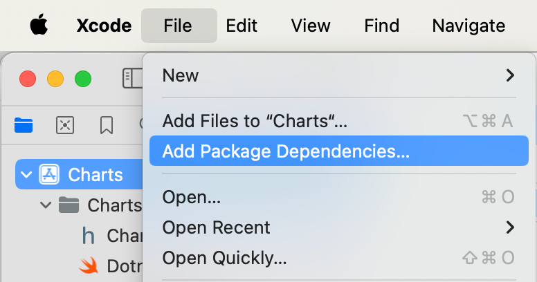 Add package dependencies