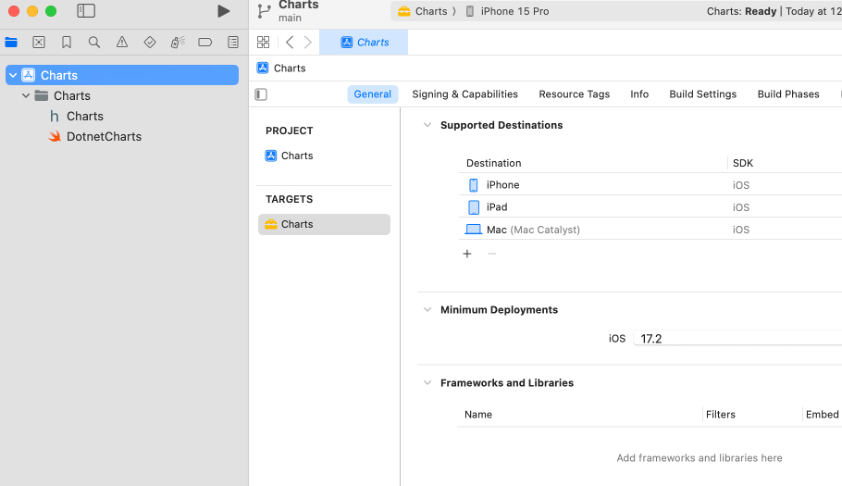 Xcode Supported Destinations