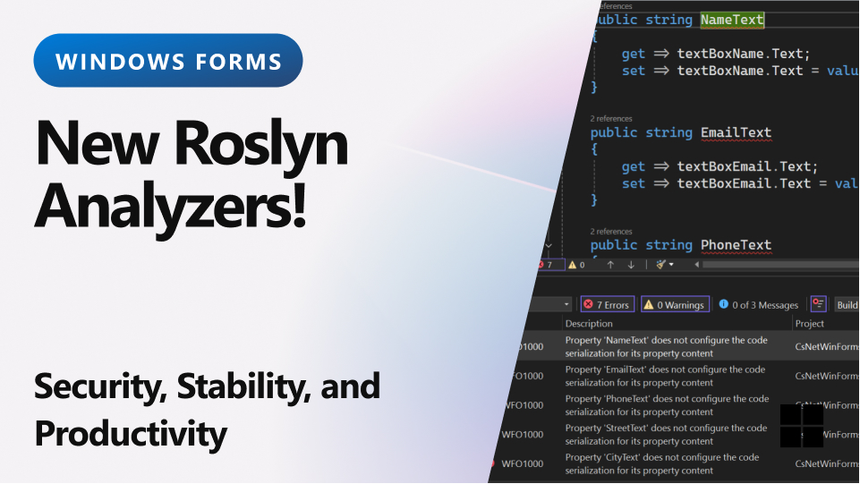 WinForms: Analyze This (Me in Visual Basic)