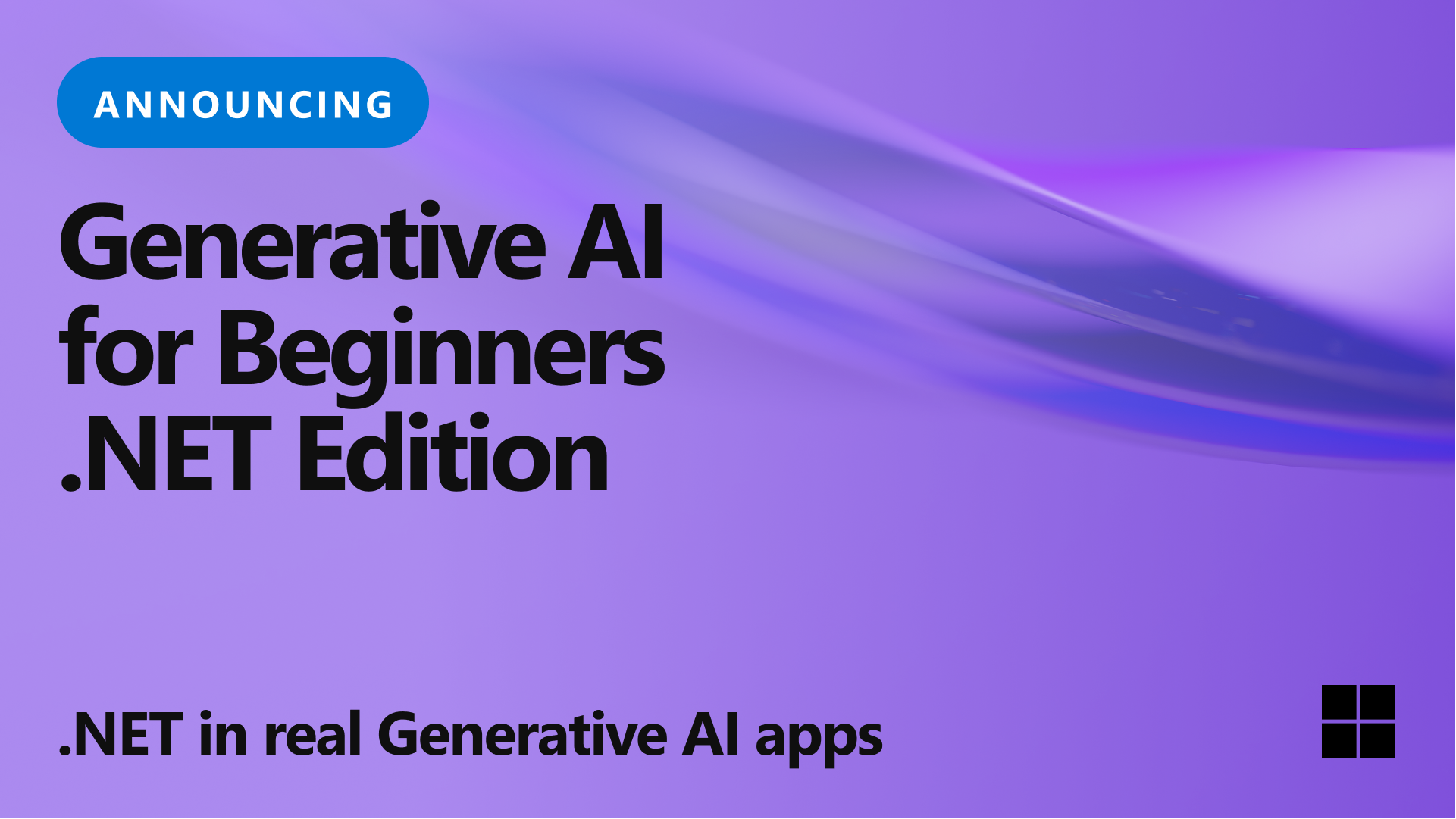 Image announcing dotnet gen ai png