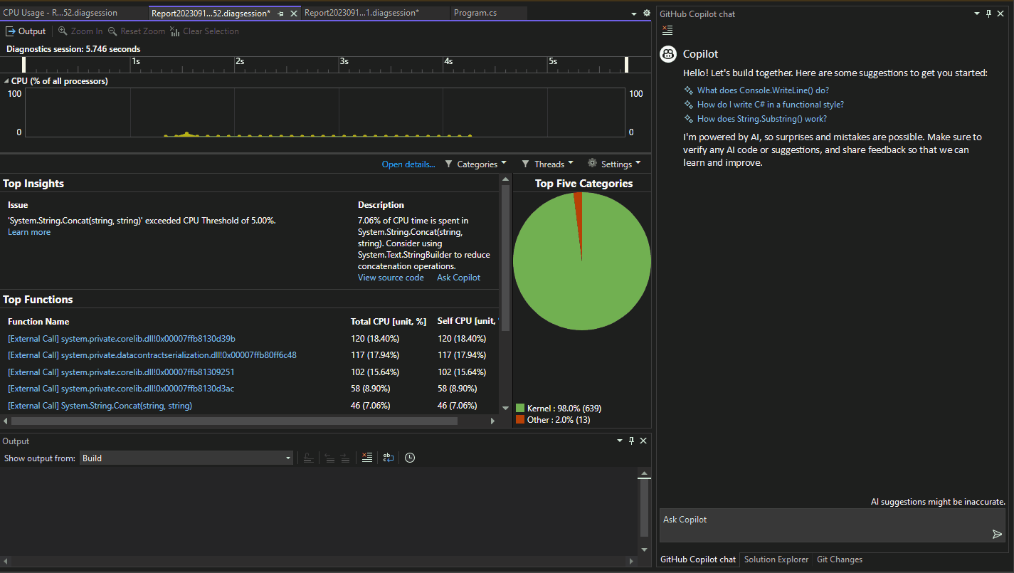 Demo for of parallel stacks copilot features