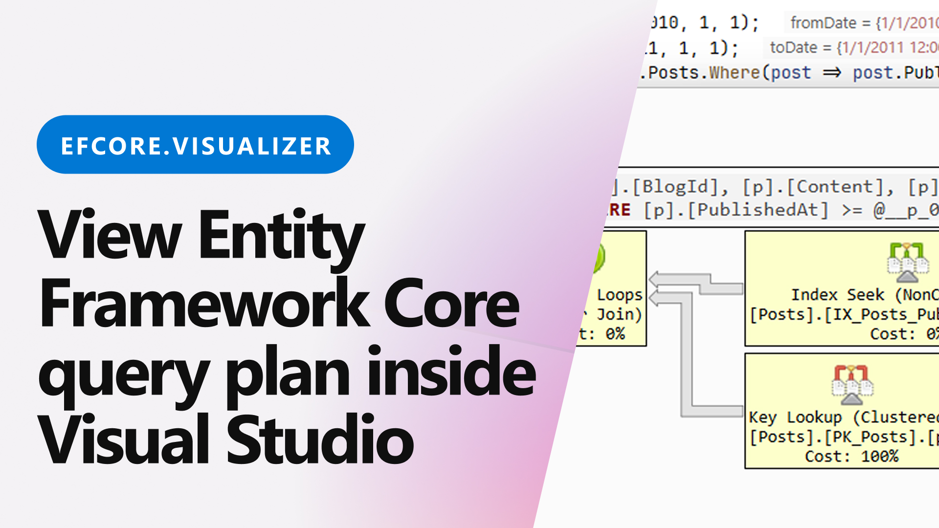 EFCore.Visualizer – View Entity Framework Core query plan inside Visual Studio