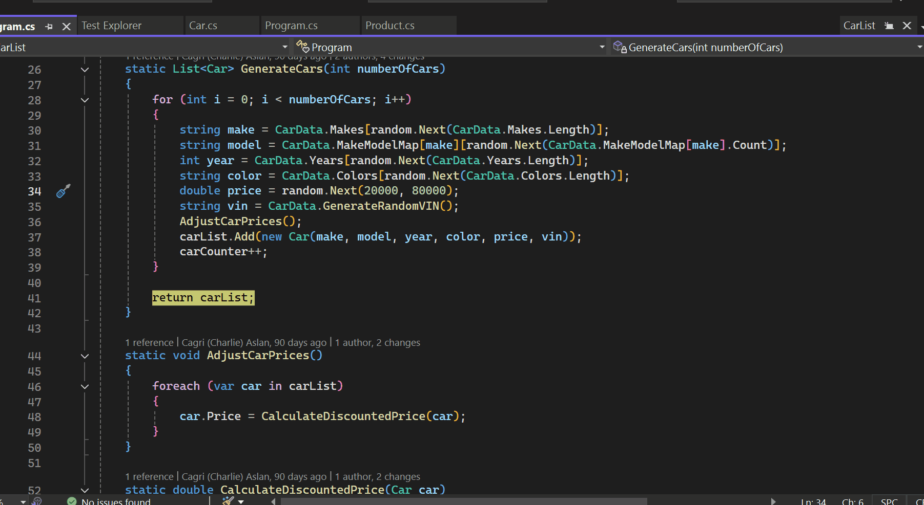 demo for IEnumerable visualizer