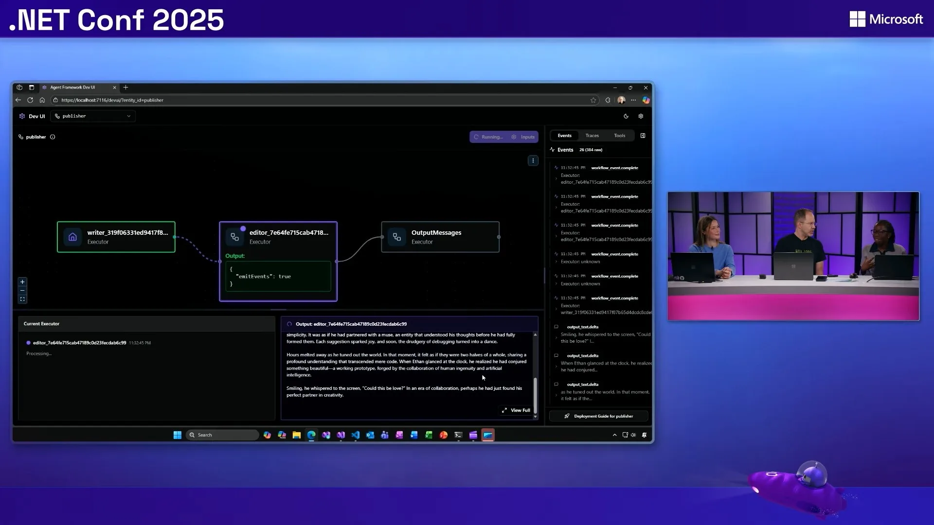 .NET Conf 2025 Keynote - Agentic UI