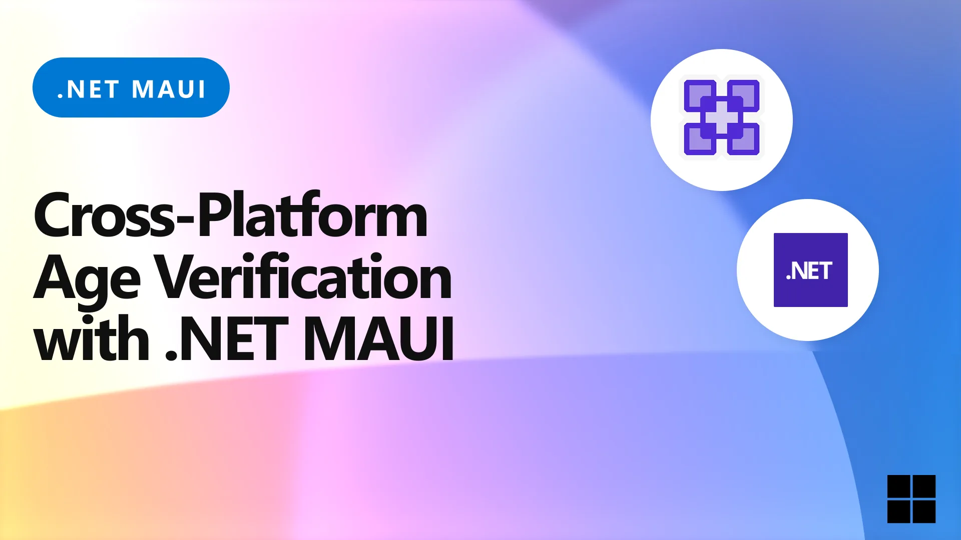 Cross-Platform Age Verification in .NET MAUI Applications