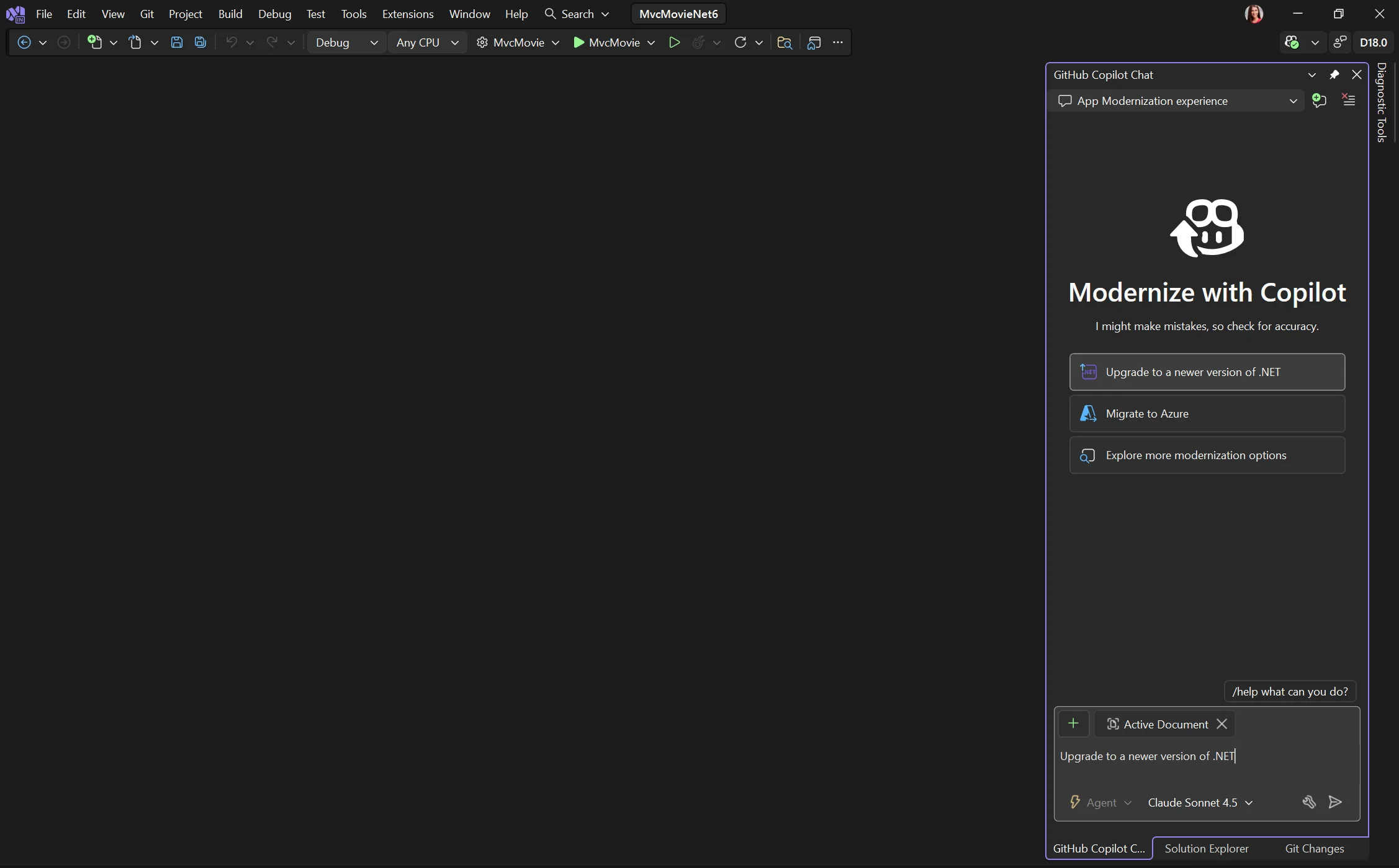 Upgrade to a newer version of .NET