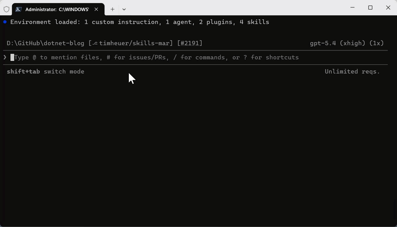 Copilot CLI browsing plugin marketplace and installing a plugin via the CLI