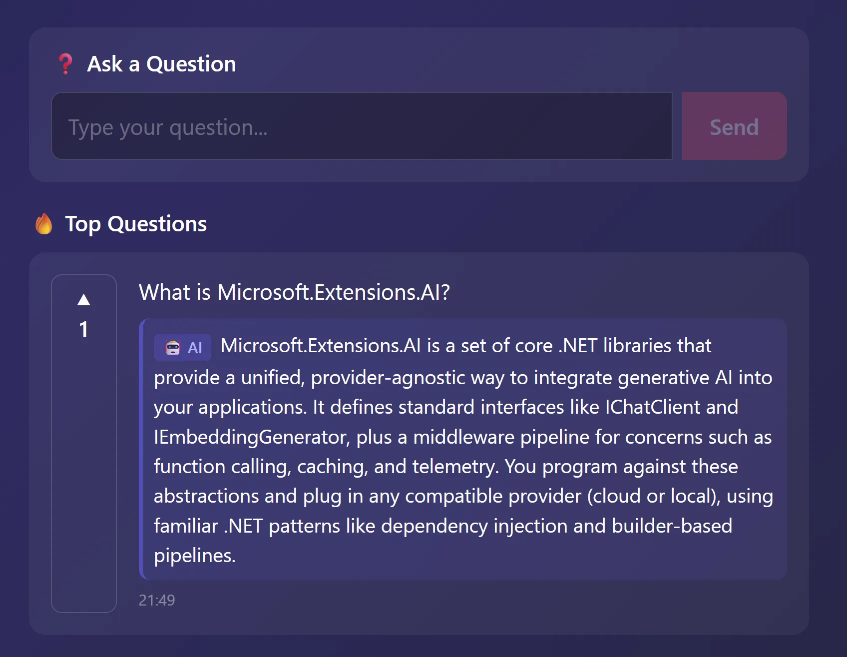 AI Assistant QA Interface