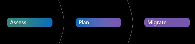 Assess → Plan → Execute workflow diagram