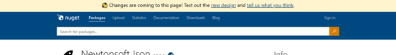 Banner that linked to feedback survey