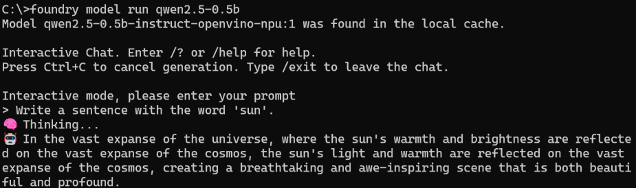 Example screenshot