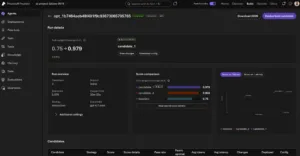Agent Optimizer run details