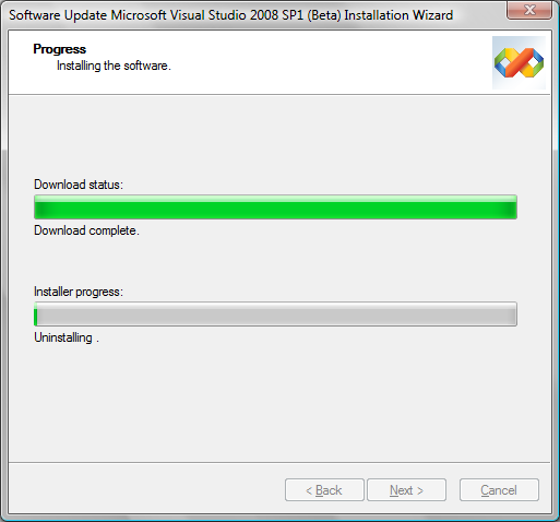 ms Visual Studio '08 서비스 팩 다운로드