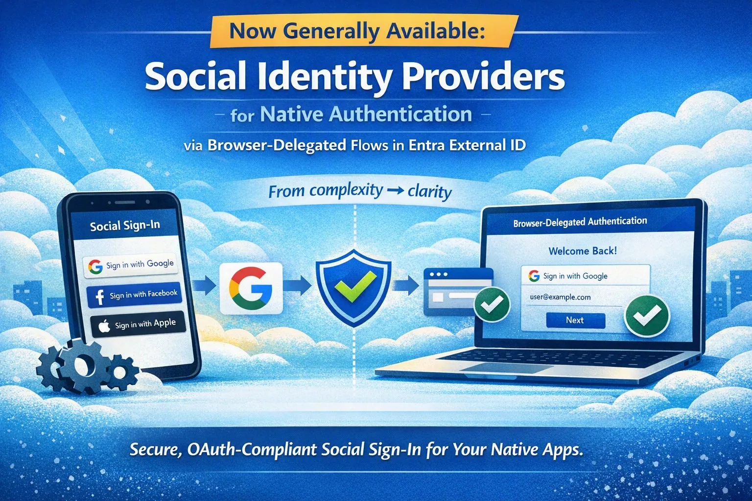 Native Auth Social IDPs GA image