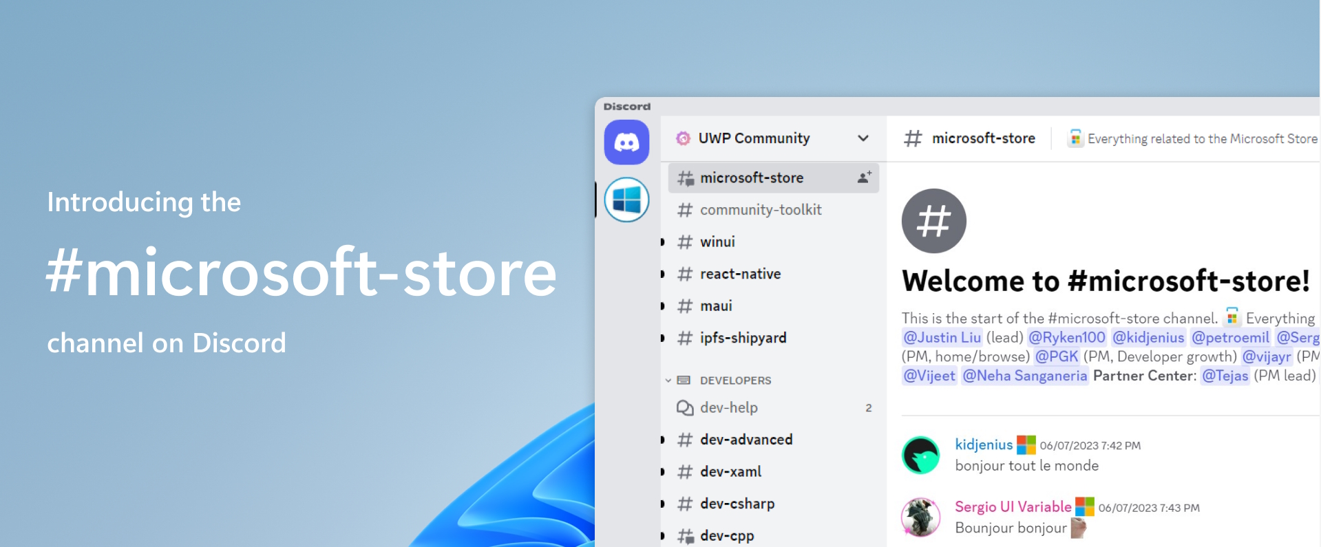 Introducing the Microsoft Store channel on Discord - #ifdef Windows