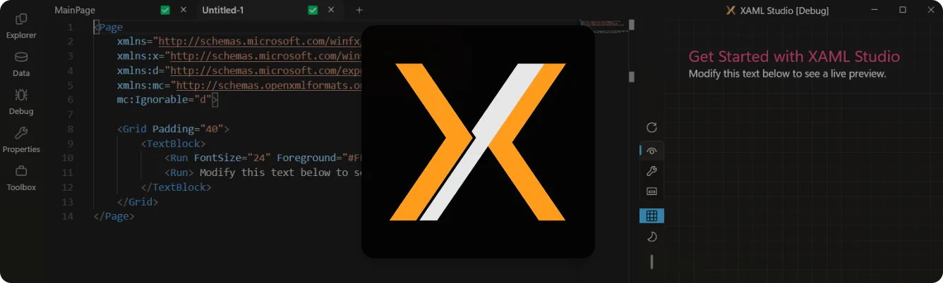 XAML Studio v2 Header Image