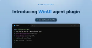 Introducing WinUI Agent plugin: Build WinUI apps with AI agents