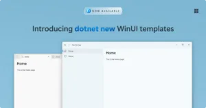 Introducing dotnet new templates for WinUI