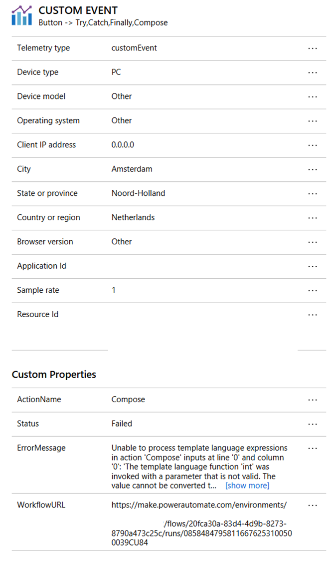 App Insights Custom Properties