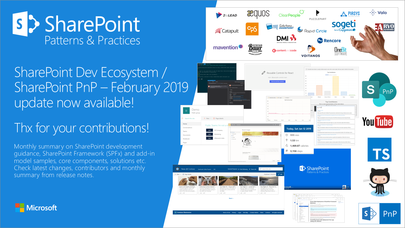 SharePoint Dev Ecosystem / SharePoint Patterns and Practices (PnP) February...