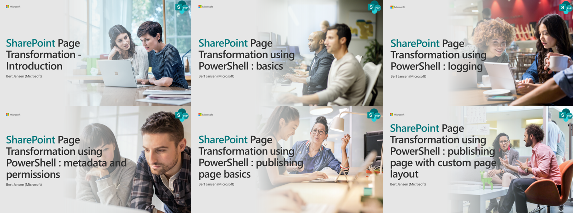 SharePoint Page Transformation webcast series