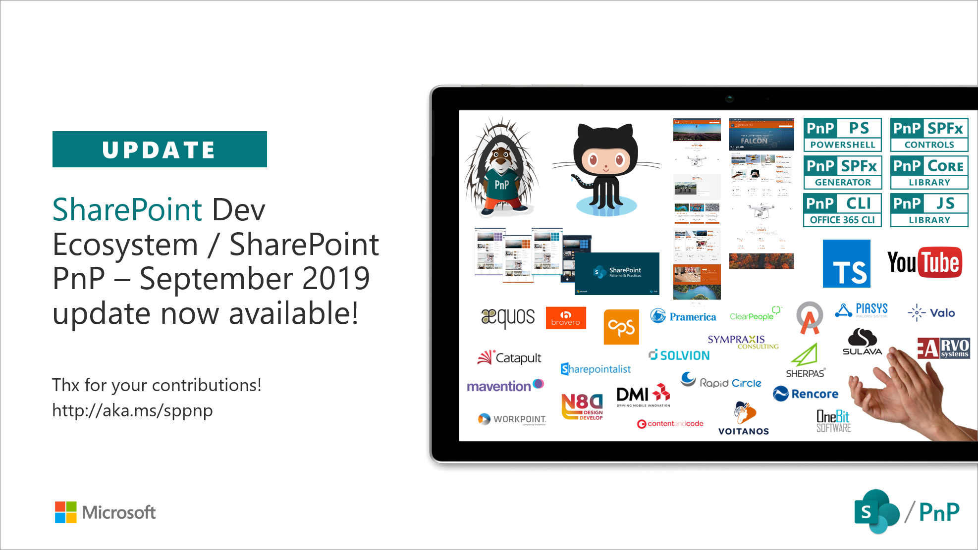 SharePoint Development Community (PnP) – September 2019 update
