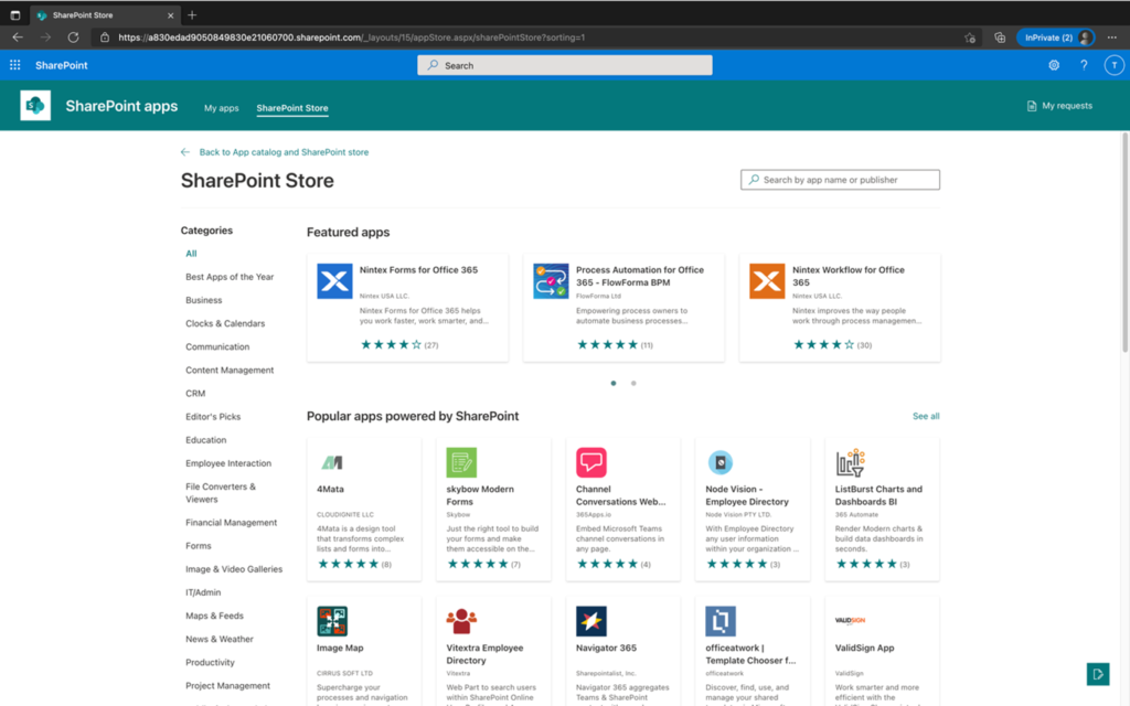 Popular apps powered by SharePoint Framework